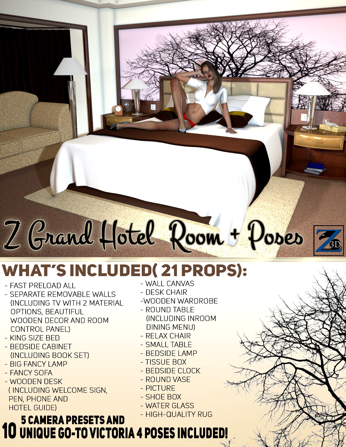 Z Grand Hotel Room + Poses