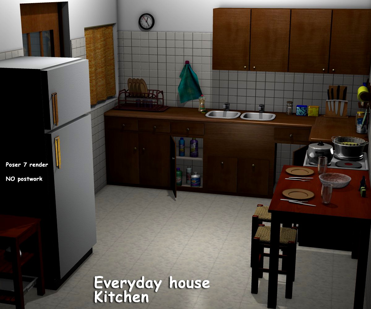 Everyday house - Kitchen - Extended License