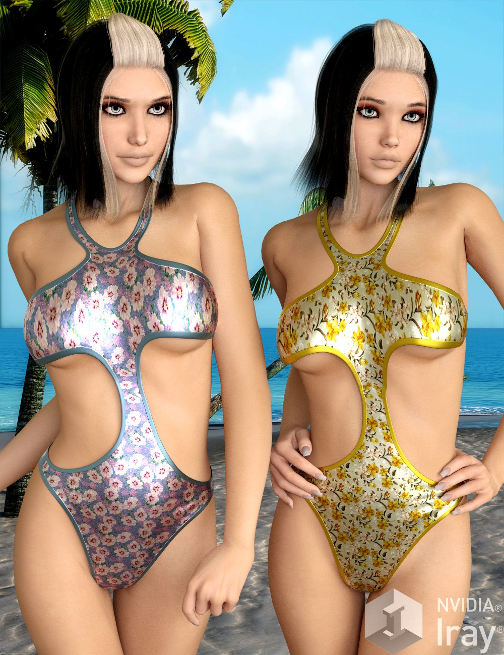 InStyle - Sexy One Piece Swimsuit I for V4A4G4S4Elite and Poser