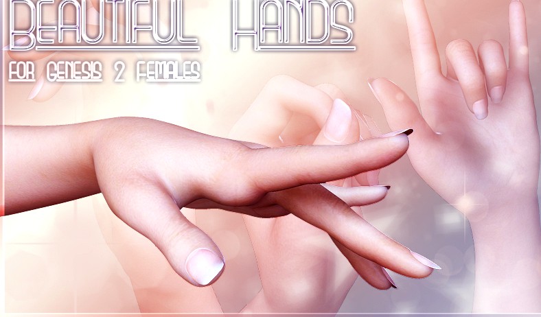 Beautiful Hands for Genesis 2 Females