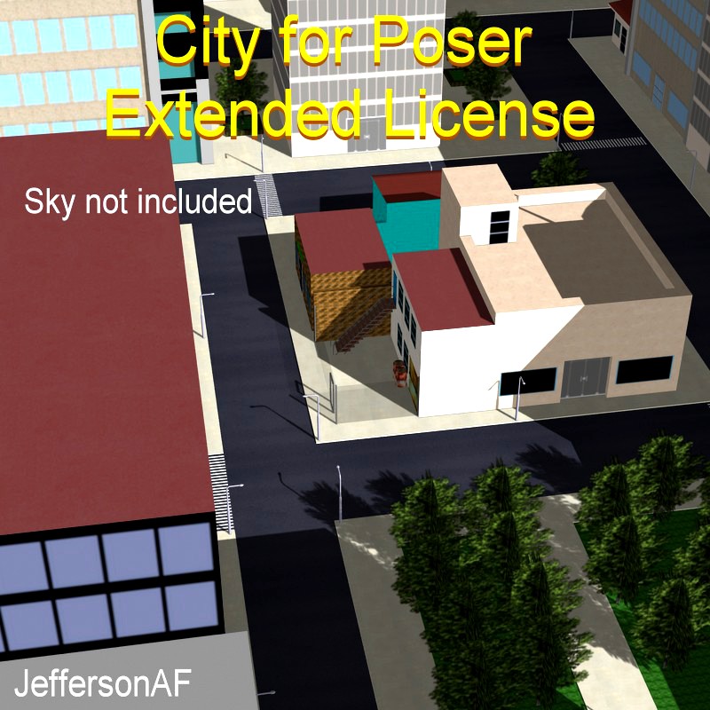 City for Poser - Extended License