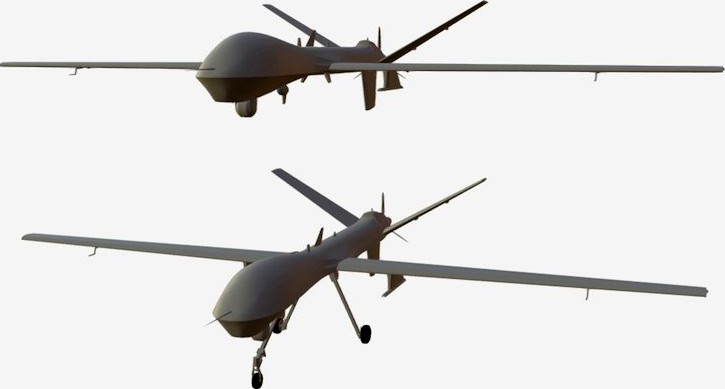 MQ-9 Reaper UAV Drone (two models: gear up/down)