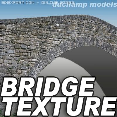 Stone Bridge Texture 3D Model