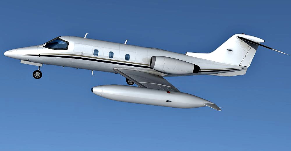 Learjet 24 3d model