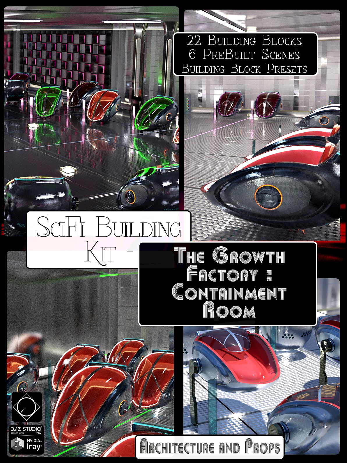 Sci Fi Building Kit - The Growth Factory: Containment Room