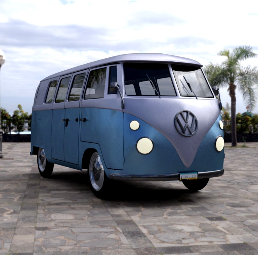Volkswagen Combi for DAZ Studio