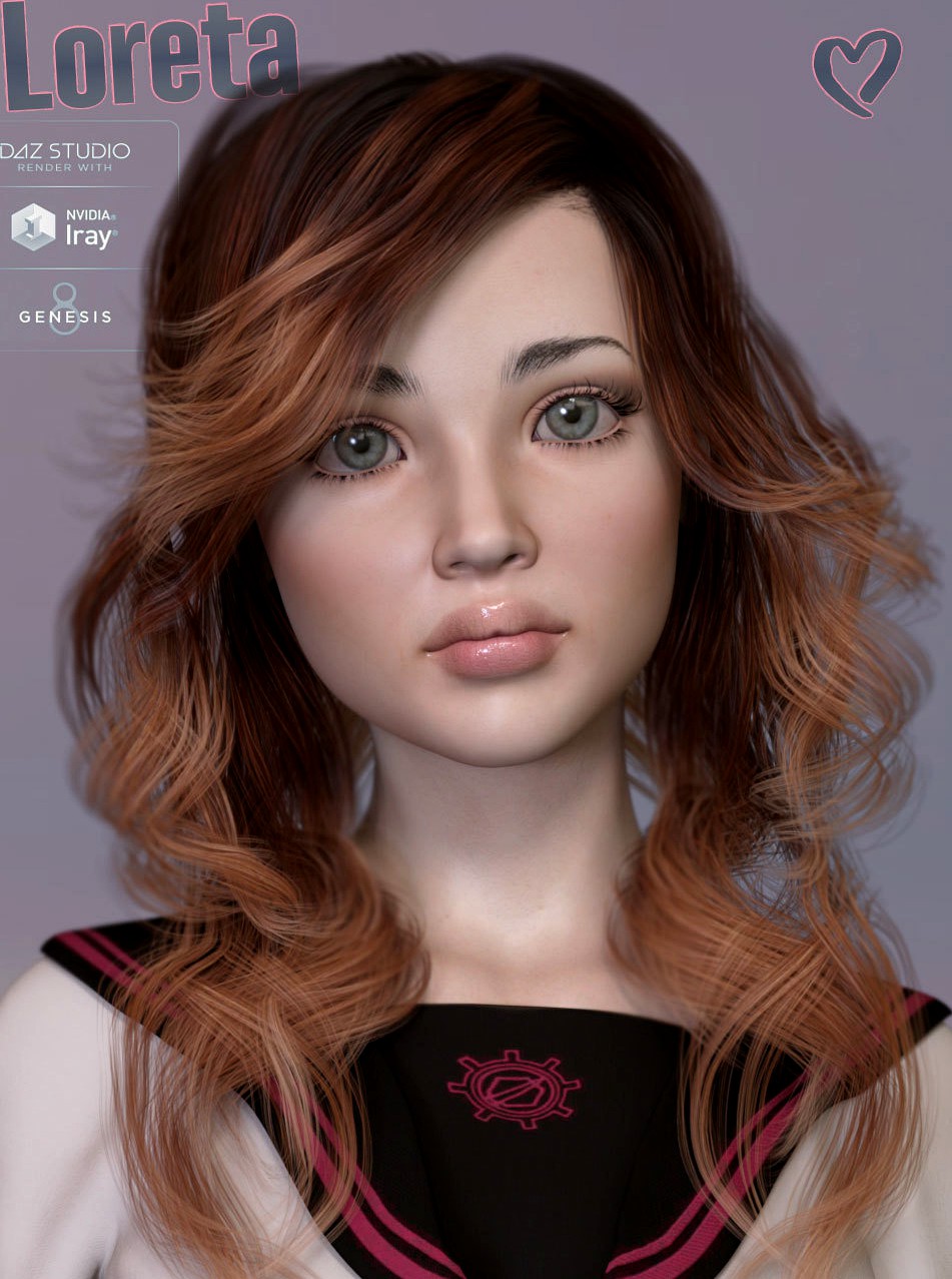 TDT-Loreta for Genesis 8 Female