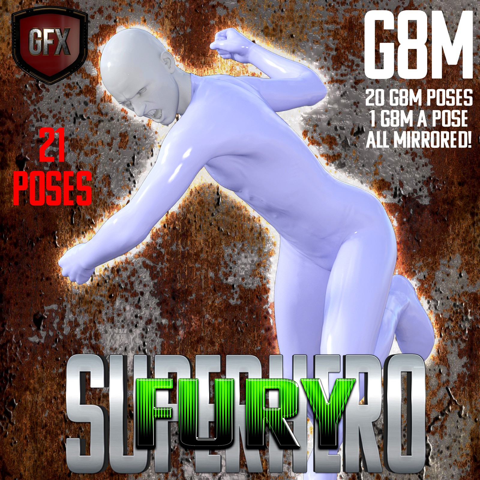 SuperHero Fury for G8M Volume 1