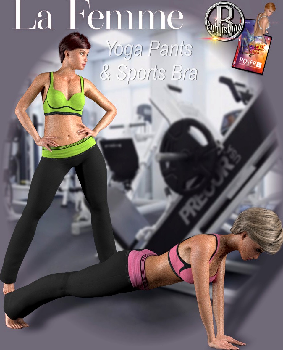 FADS Yoga Pants & Sports Bra for La Femme and Poser 11