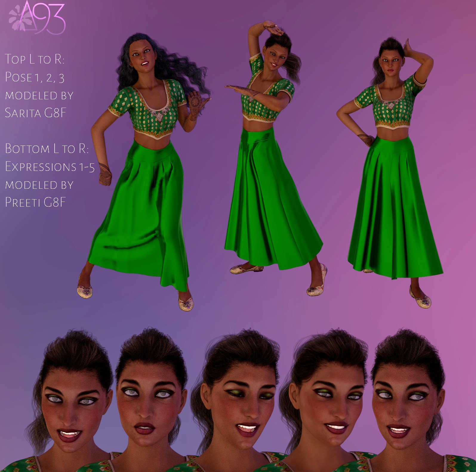 Bollywood Pose Pack 2