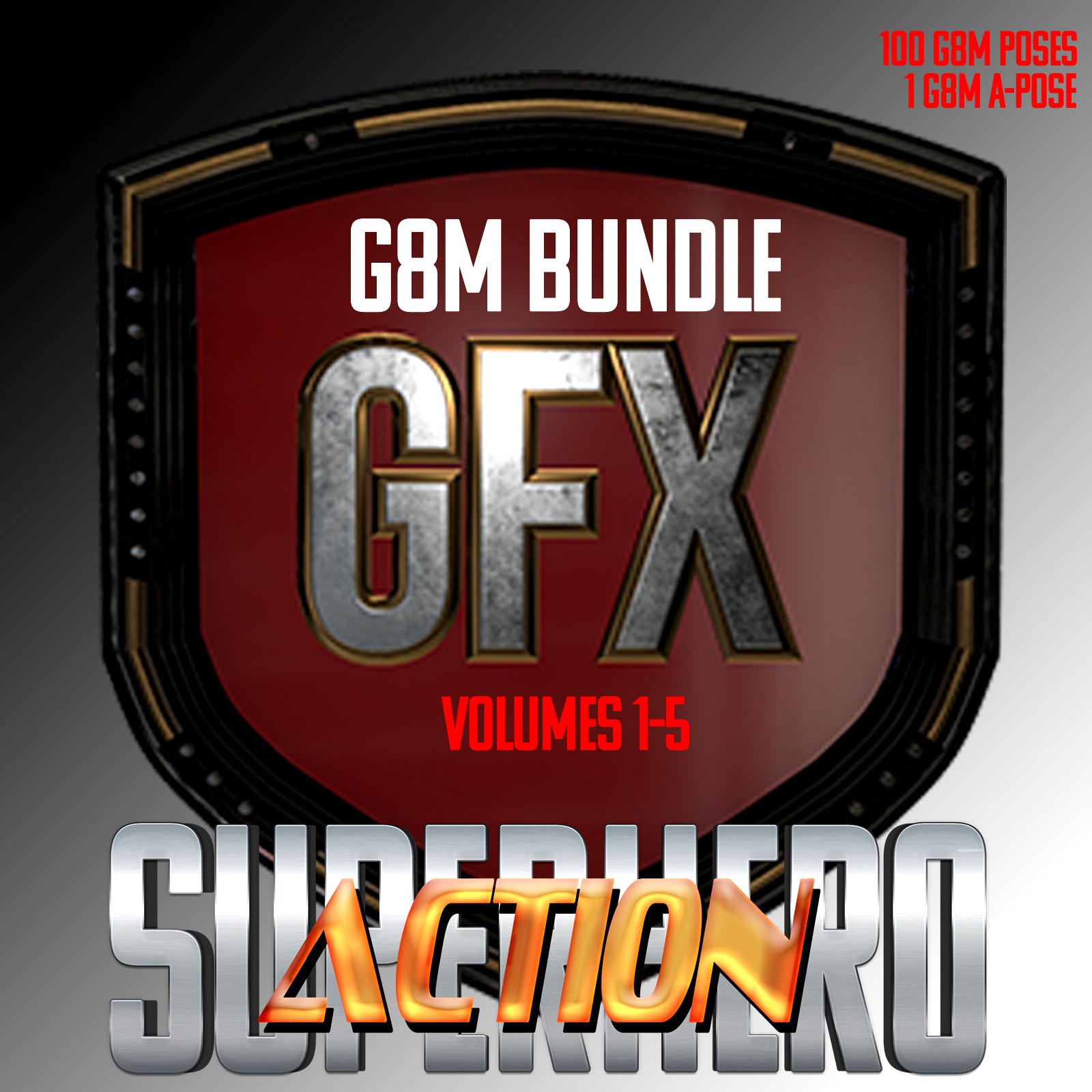 SuperHero Action Bundle for G8M