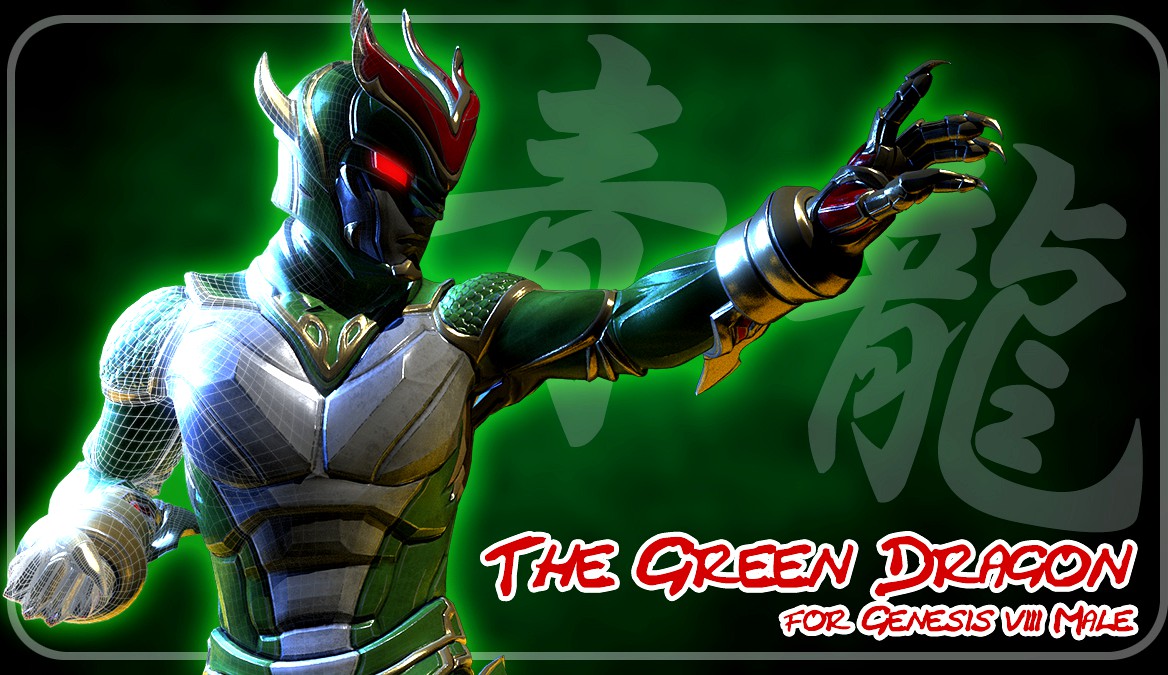 Green Dragon for Genesis 8 Male
