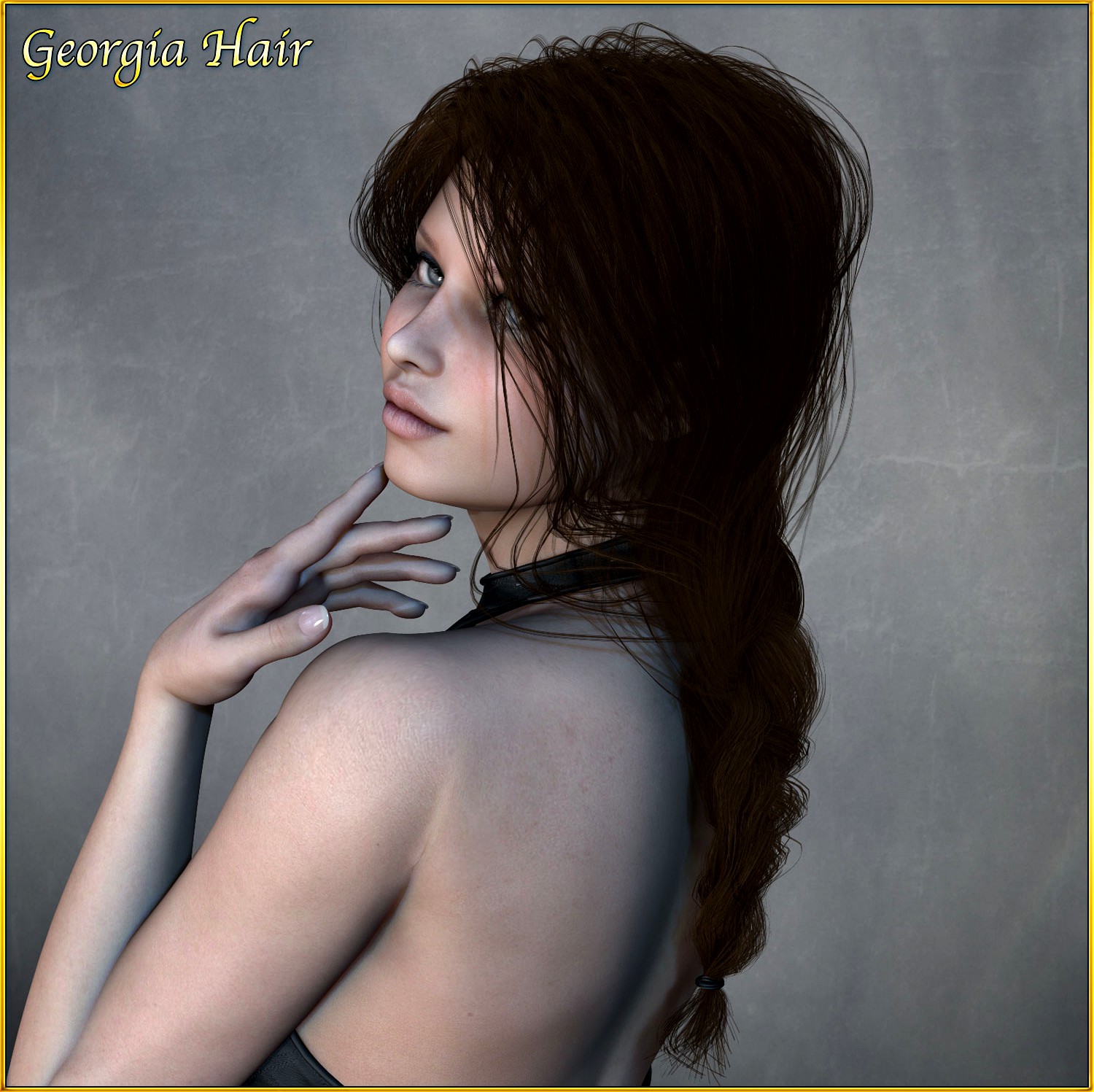 Georgia Hair for V4 M4 and La Femme - Poser