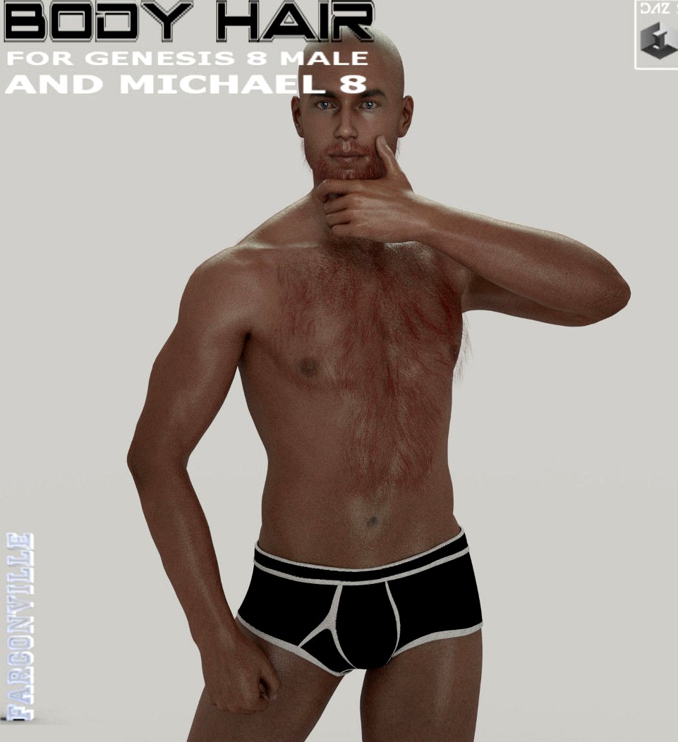 Body Hair for Genesis 8 Male and Michael 8