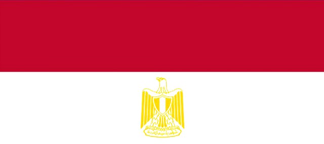 Egypt flag 3D Model