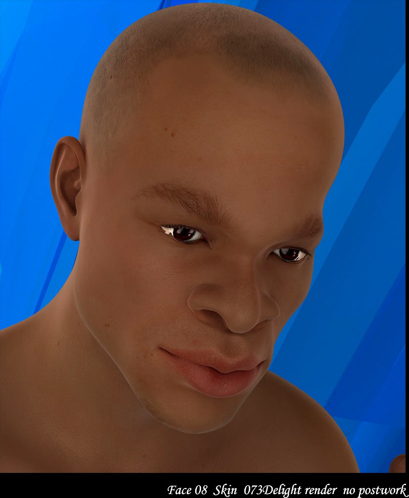 African Male Faces Morphs for Genesis 3 Male
