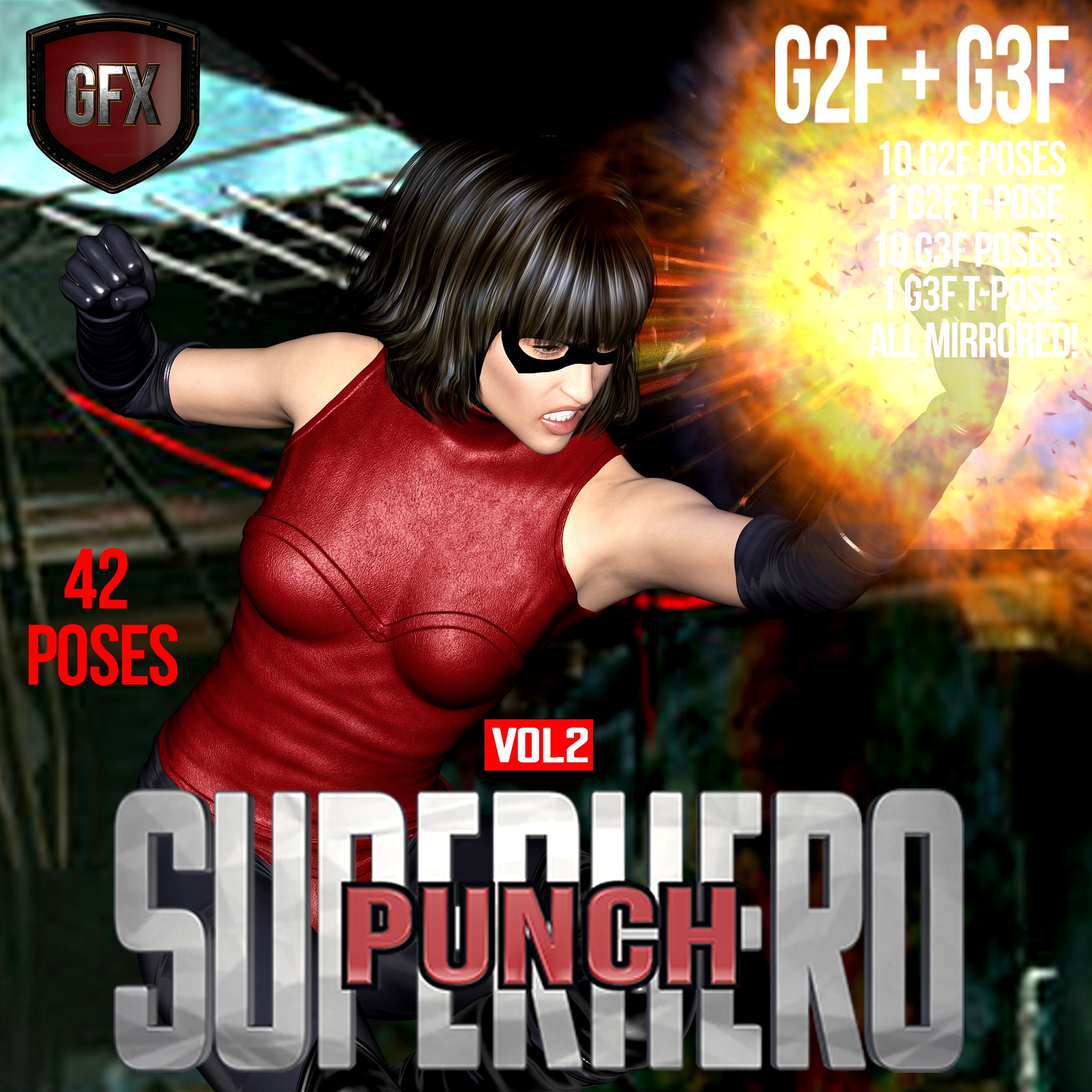 SuperHero Punch for G2F & G3F Volume 2