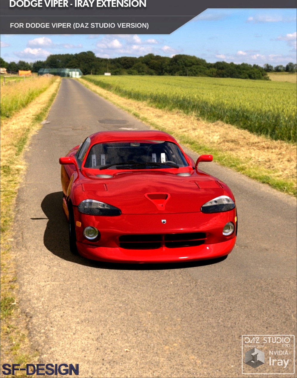 Add On for Dodge Viper by Vanishing Point (Iray Extension)