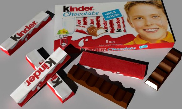 Kinder chocolate 3D Model