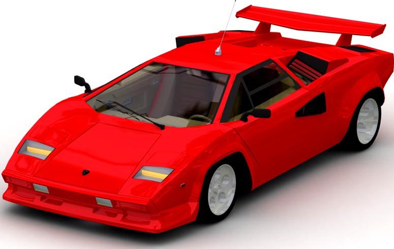 Lamborghini Countach (for Lightwave)