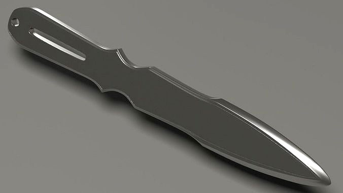 Simple Throwing Knife | 3D