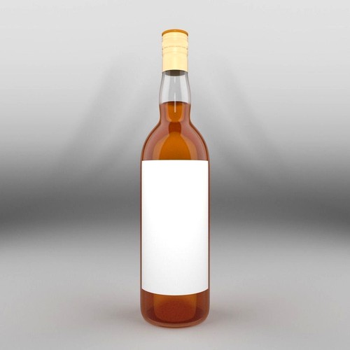 Brandy Long Neck Bottle