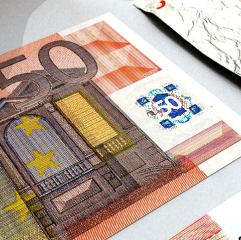50 Euro Paper Money 3D Model