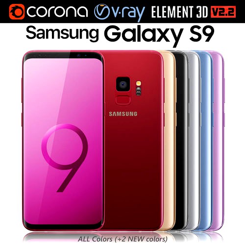 Samsung Galaxy S9 ALL Colors - 2 NEW Colors