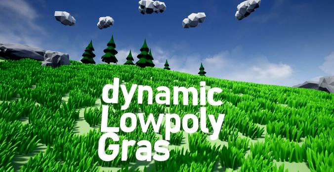 dynamic Lowpoly Gras