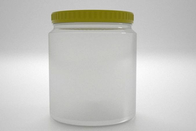 Jar with metallic cap