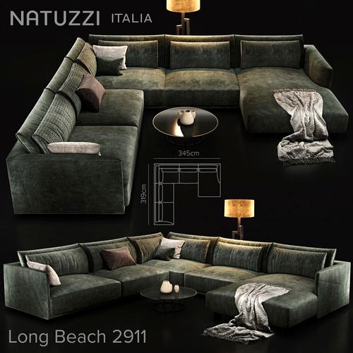 Sofa natuzzi LongBeach 2911