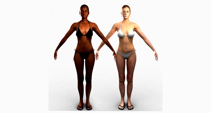 African American and Caucasian Female Characters