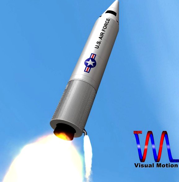 USAF Jupiter Missile 3D Model