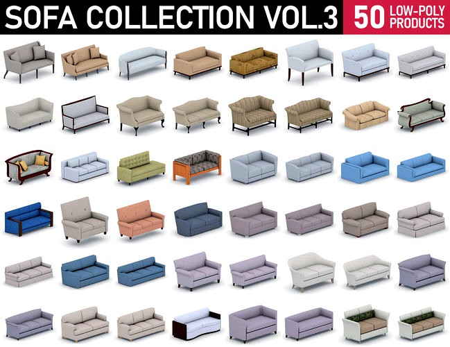 Sofas Collection Vol 3