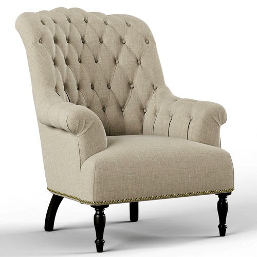 Restoration Hardware Clementine Tufted Chair