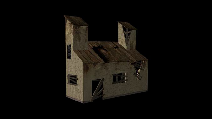 Low poly model of MMO House 5
