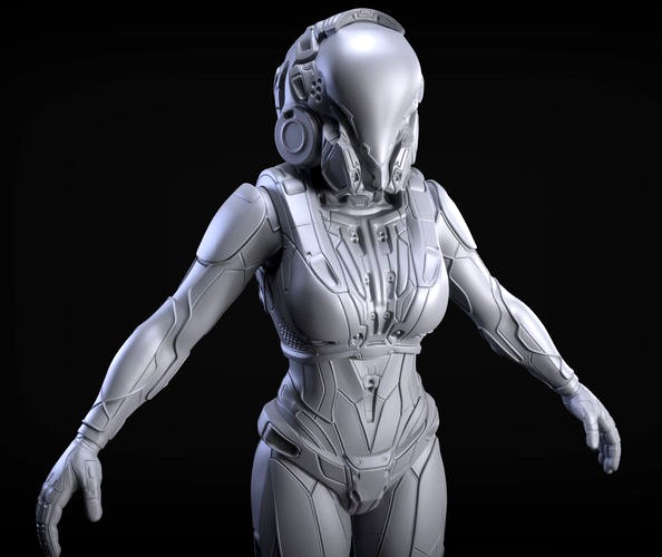 Sci-Fi Armor 8 Sculpt