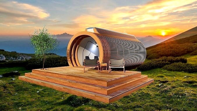 GLAMPING POD VACATION HOUSE MOBILE HOME TINY HOUSE