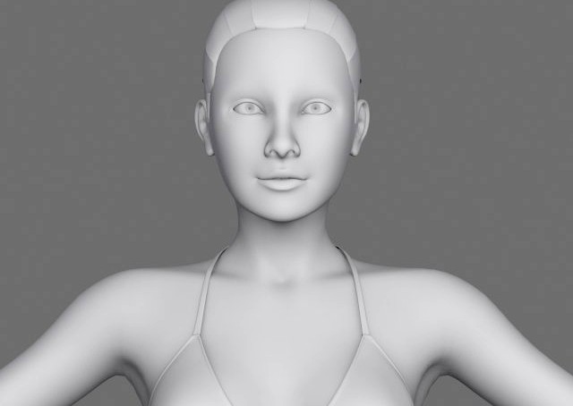 Jennifer 3D Model