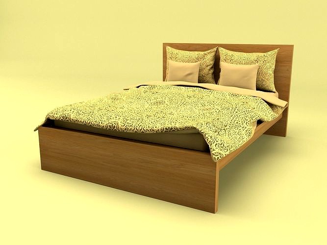 MALM bed 3D model