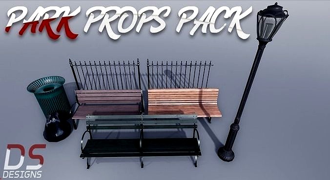 Park Props Pack - UE4 Game Ready
