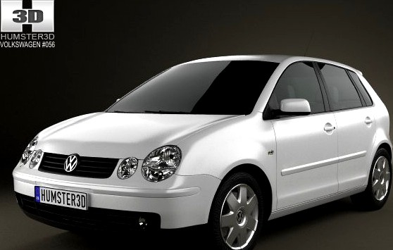 Volkswagen Polo Mk4 5door 2001 3D Model