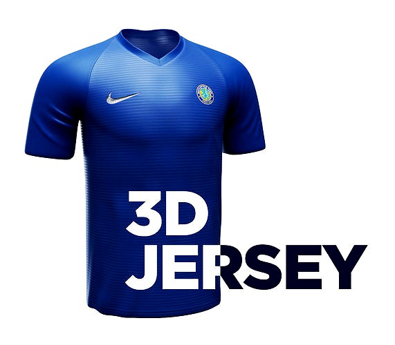 Jersey Shirt 3D model with 4K textures