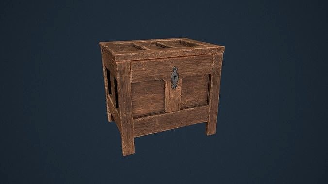 Medieval Wooden Chest