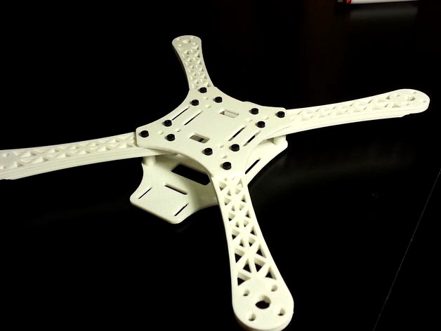Mini Flame Wheel Style Quadcopter frame. by tosjduenfs