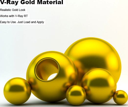V-Ray Gold Material 1