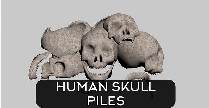Cracked skulls and skull piles