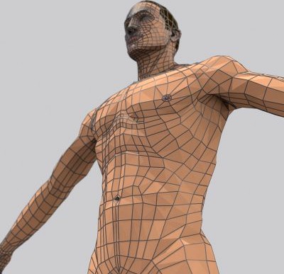 Realistic Male Character 3D Model