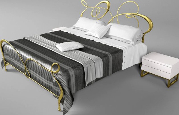 Ghirigori Bed by Cantori 3D Model