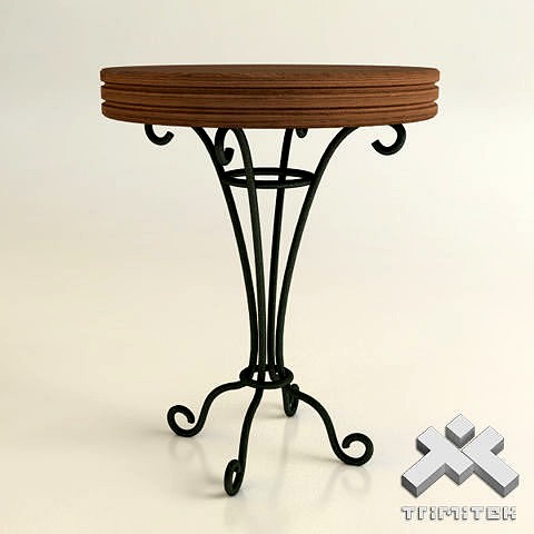 Wrought Iron Round Table D60cm